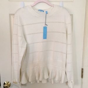 NWT Draper James XXL Peplum Sweater